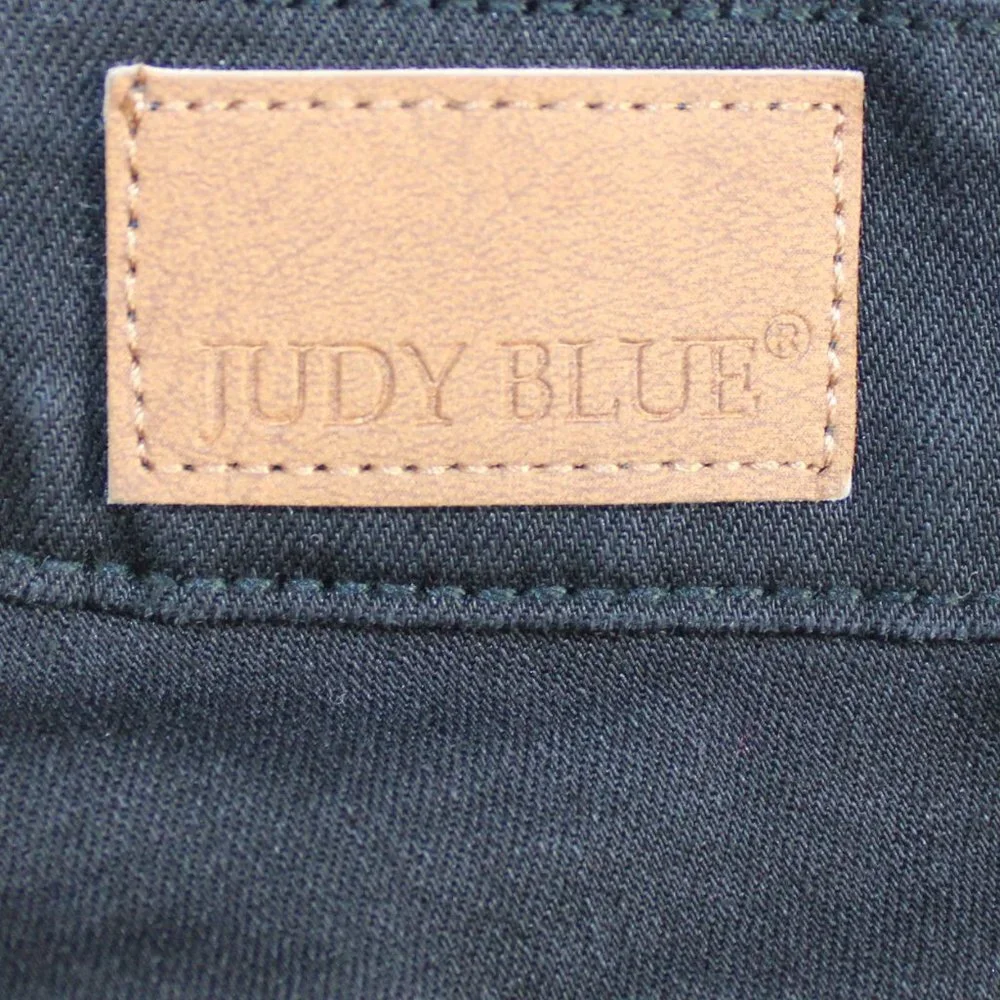 Judy Blue Tuxedo Black Leopard Stripe Skinny Jeans Size 5/27